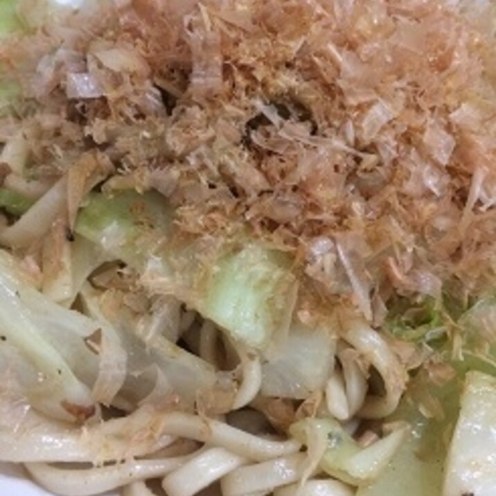 さっぱり梅とｱﾝﾁｮﾋﾞの焼きうどん